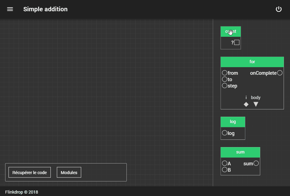 flinkdrop screenshot
